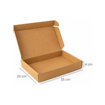 20x15x4 Cm Kutu- Mini E-ticaret Kargo Kutusu-kraf Kutu- 0,4 Desi Kutu-25 Adet Kraft 20 X 15 X 5