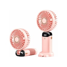 Jsdoin El Vantilatörü, Taşınabilir Mini Vantilatör, Şarj Edilebilir, 5 Hız Kademeli, Katlanabilir Usb Vantilatör