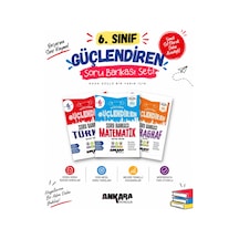 Ankara Yayıncılık 2027 6. Sınıf Türkçe + Matematik + Paragraf Yeni Müfredat Bağlam Temelli Güçlendiren Soru Bankası Seti 3 Kitap