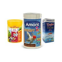 Goldy Mix 250ml ve Goldy Color Spirulina 100ml Japon Balığı Yemi