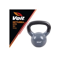Voit Vinyl Kettlebell 8 KG  Gri