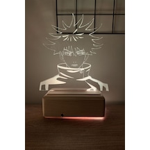 Megumi Fushiguro Jujutsu Kaisen 16 Renk Gece Lambası