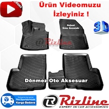 Dacia Lodgy 3D Paspas Havuzlu Siyah 2013-2020 Arası Rizline N11.10206