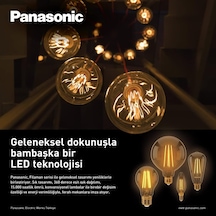 E27 Filaman Lamba St64, Sarı Işık 4w 470lm 2700k Clear 4w 78mm & Yok