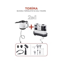 Torima CX002B Koltuk Ve Halı Yıkama Makinesi + CB-902A Buharlı Temizleyici