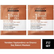 No.1 Bond Plex Restore Repair Yıpranma Karşıtı Duş Öncesi Saç Bakım Maskesi-2x50 Ml-vegan
