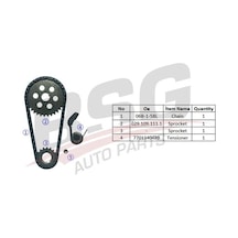 Bsg Eksantrık Zıncır Setı Zıncır-zıncır Gergısı Ve Dıslı - R9 R12 73-