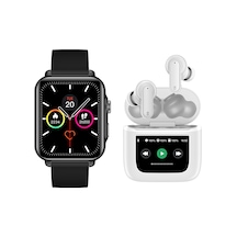 Erpaks ERA01-BK Akıllı Saat + Dokunmatik Ekranlı Bluetooth Kulaklık (Distribütör Garantili)