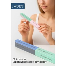 Zenvac 7 Yüzeyli Tırnak Törpü Ve Parlatma Blok Sünger Renkli, Ergonomik Ve Profesyonel Manikür İçin 717828 Zenv