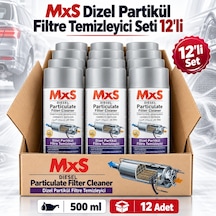 Mxs Dizel Partikül Filtre Temizleyici Sprey 500 Ml 12 Li Dpf Temizleme Seti
