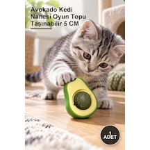 1 Adet Avokado Kedi Nanesi Oyun Topu Taşınabilir 5 Cm