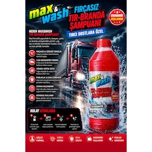 Max&wash 1 Kg Fırçasız Tır-branda Şampuanı 1/60 Konsantre Fırçasız Oto Yıkama Ve Branda Temizleyici