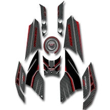 Tracer900 Tankpad Seti 2015 2017 Uyumlu Karbon Bordo