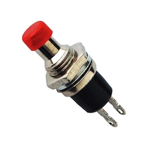 Ic-178 Buton Ø7mm Normalde Kapalı Ters Kontak Kırmızı