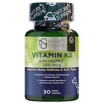 Natures Supreme Vitamin K2 100 Mcg 30 Kapsül Aromasiz