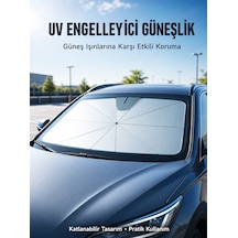 Isı Ve Uv Engelleyici Güneşlik 360 Bükülebilir Şemsiye Sapı İle Konfor Yeni Nesil - Lisinya