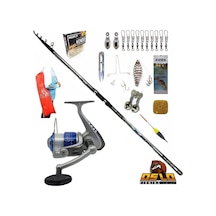420cm 70-250gr Kendo Sea Power 6000 Profesyonel Surf Sazan Kıyı Olta Takımı Seti