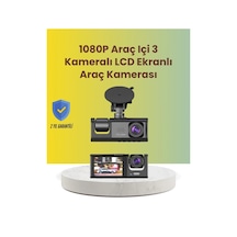 Zenvia Ta-01 2.0 İnç Ekranlı 3 Kanallı Araç Kamerası Znv2026