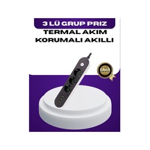 Mey İthalat Usb Yuvalı Anahtarlı Üçlü Priz 2 Metre Kablolu