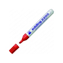 Edding Markör Permanent Kesik Uçlu 1-5 Mm Kırmızı 2200 Çok Renkli
