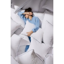 Bambu Yastık Lüx Tasarım Özel İç Dolgu Konforlu Ve Şık Uyku Yastığı - Calmsense Series Beyaz - 761851927 Beyaz