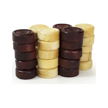 Helena Wood Art Şimşir Mini Tavla Pulu 17Mm