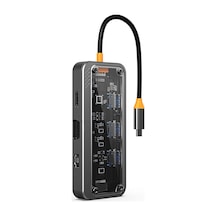 Skygo Zr663 Type-c 8 İn 1 Multı Functıonal Hub Statıon