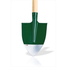 Uzun Saplı 140 Cm Çelik Sivri Uçlu Sağlam 2 Mm Kalınlığında 30 Cm Bel Küreği Bahçe Tarla Ekim Öncesi Toprak Kaldırmak İçin Eğilmez Sertleştirilmiş Sivri Uçlu Çim Depkili Bel Küreği Ve Sap