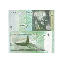 Tonga 2009 Yılı 1 Pa Anga Yabancı Kağıt Para Çil Unc Koleksiyon Para