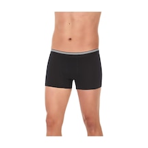 3 Adet Yıldız Erkek Likralı Formen Boxer Short Siyah 366 Siyah