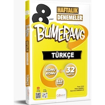 Günay 2025-2026 Müfredat 8.sınıf Bumerang 32 Haftalık Türkçe
