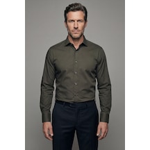 Bisse Modern Fit Klasik Yaka Haki Cepsiz Erkek Gömlek Gmkls4kc242058 D49 Bisse Modern Fit Klasik Yaka Haki Cepsiz Erkek Gömlek Gmkls4kc242058 D49