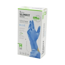 Reflex Slimfit Glove Kod-026 M Mavi Pudrasız Muayene Eldiven 100lü Go-53-vice 28473129