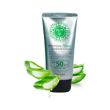 3w Clınıc Hassas Ciltler İçin Aloe Vera İçeren Yatıştırıcı Büyük Boy Güneş Kremi 3W Clinic SPF 50+ PA+++ 70 ml