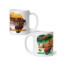 Güney Afrika Kupa Bardak 2 Adet Seyahat Hatıra South Africa Mug