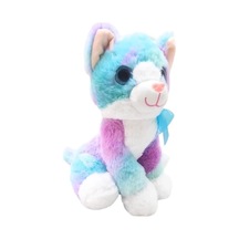 Peluş 30cm Renkli Kedi Halley