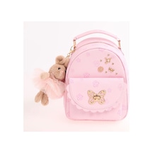 Myballistore Coquette / Fairycore Tarzı Balerin Tavşanlı Özel Tasarım Çanta 25x20cm pembe