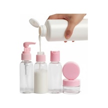 30 Ml 5 Li Seyahat Banyo Şişe Seti Çantalı 5 Li Set