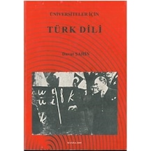 Üniversiteler İçin Türk Dili Davut Şahin 2.El İadesiz