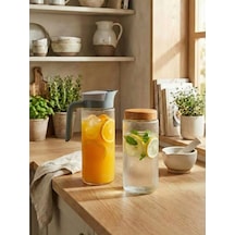 Leelahome 2'li Set Cam Kavanoz-sürahi 1500 Ml