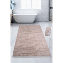 Nova Vizon 80x150 Cm Büyük Ebat Banyo Paspası Spor Saçaklı Vizon