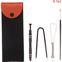 1 Takım Klavye Temizleme Aracı Tuş Takımı Çıkarıcı Gövde Yağlama Fırçası