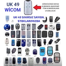 Wicom Uk-49 Süper Akıllı Kumanda Bft,nice,sm2,hiland,roland,daspin Yerine Kullanılabilen