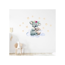 Annesi Yavrusu Sevimli Koala Duvar Sticker Seti