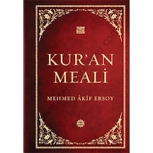 Kuran Meali Mehmed Akif Ersoy