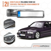 intakrom Bmw E36 Krom Plakalık - Hummer Tip 2 Adet