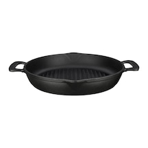 Lava Döküm Izgara Tava Yuvarlak 32 Cm Çok Renkli