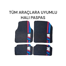 Lüx Oto Halı Paspas Desenli Yıkanabilir Unıversal Her Araca Uyumlu M Power