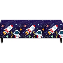 Kozmik Galaksi Uzay Temalı Masa Örtüsü - 120Cm X 180Cm