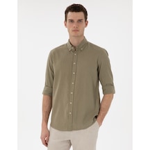 Pierre Cardin Erkek Haki Gömlek Desenli 50303245-vr027 Haki